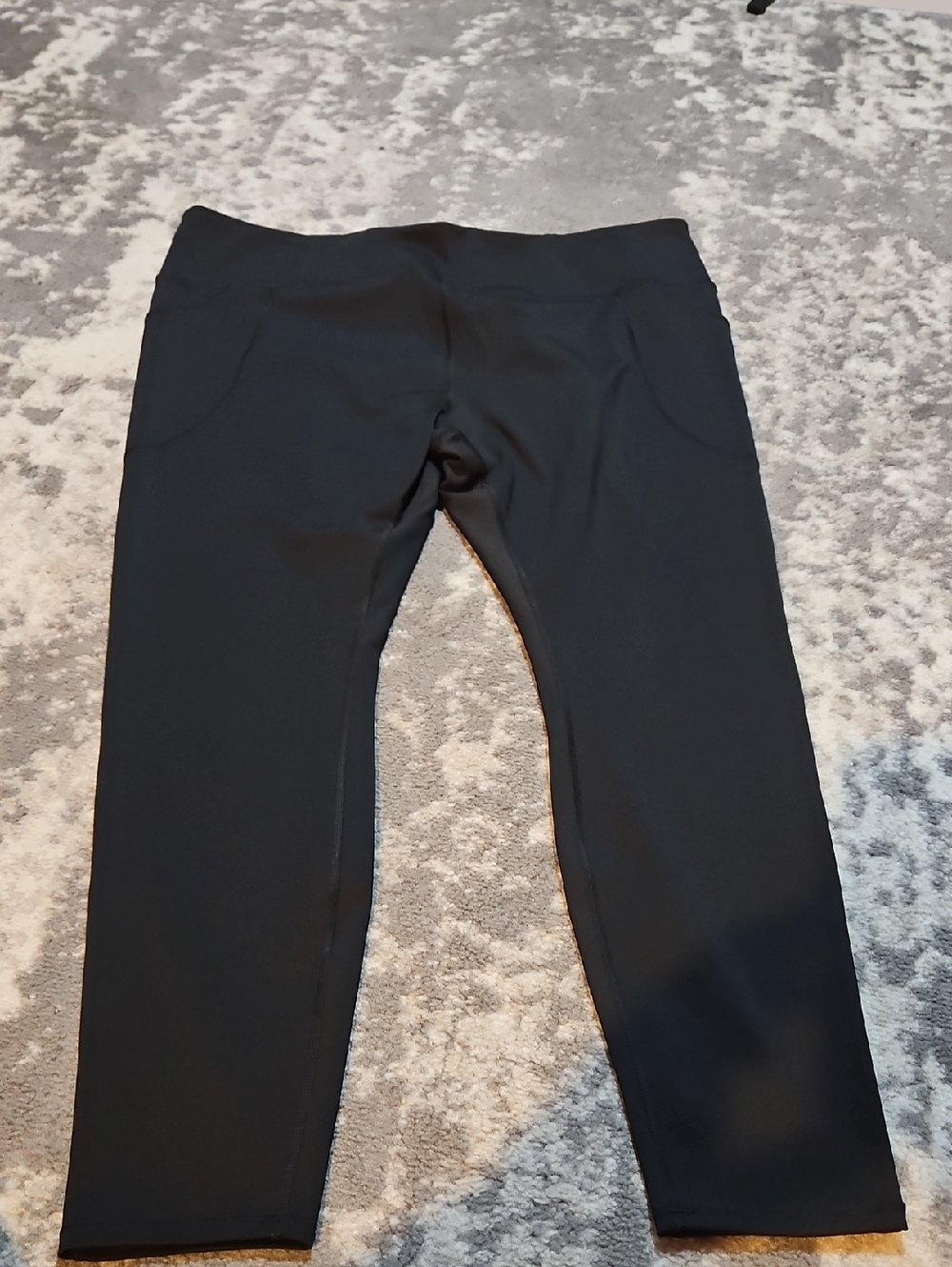 The Duluth Trading Black Active Leggings with Pockets Size XXL